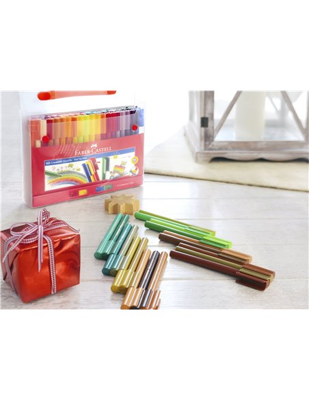 Carioci connector Faber-Castell FC155560, 60 culori Carioci connector Faber-Castell FC155560, 60 culori