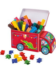 Carioci Faber-Castell Camion Connector, 33 Culori 2