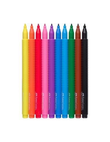 Carioci Faber-Castell FC155310 Grip, 10 culori