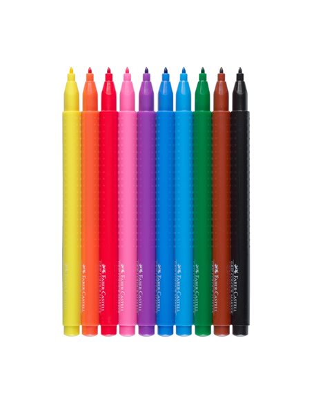 Carioci Faber-Castell FC155310 Grip, 10 culori