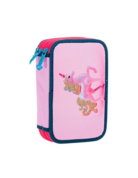 Penar echipat cu 3 fermoare PE3013E Daco, Unicorn
