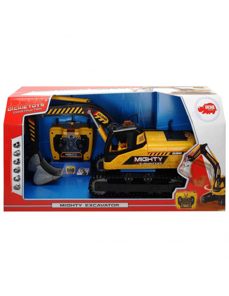 Excavator Dickie Toys Mighty cu telecomanda,S203729011