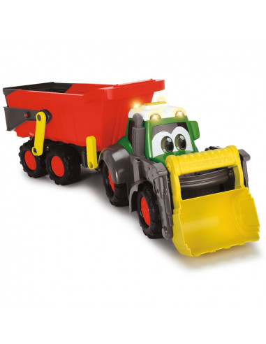 Tractor Dickie Toys Happy Farm cu remorca,S203819002