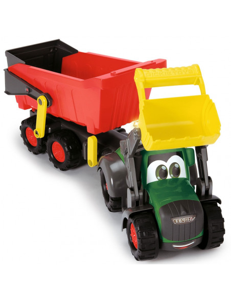 Tractor Dickie Toys Happy Farm cu remorca,S203819002