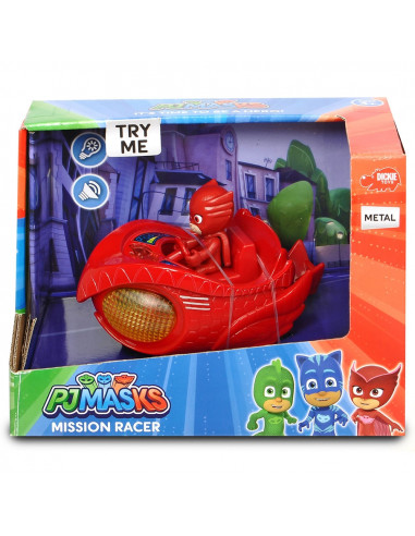 Masina Dickie Toys Eroi in Pijama Mission Racer Owlette cu