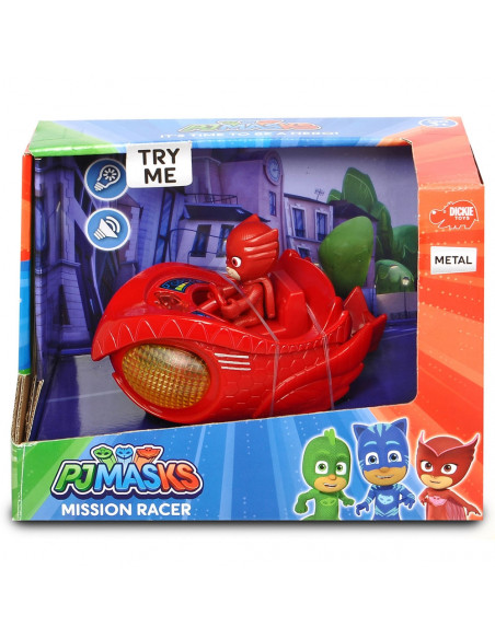 Masina Dickie Toys Eroi in Pijama Mission Racer Owlette cu
