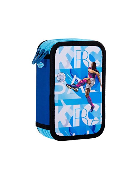 Penar echipat cu 3 fermoare PE3015E Daco, Kick the ball