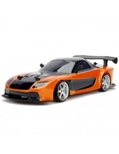 Masina Jada Toys Fast and Furious Mazda RX-7 Drift cu anvelope 2