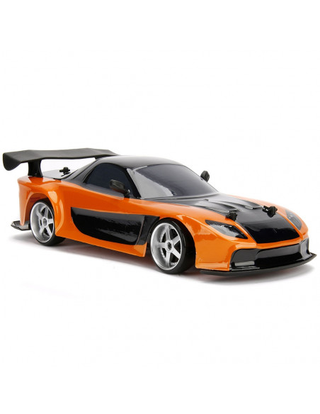 Masina Jada Toys Fast and Furious Mazda RX-7 Drift cu anvelope Masina Jada Toys Fast and Furious Mazda RX-7 Drift cu anvelope