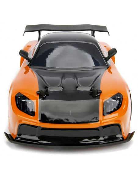 Masina Jada Toys Fast and Furious Mazda RX-7 Drift cu anvelope Masina Jada Toys Fast and Furious Mazda RX-7 Drift cu anvelope