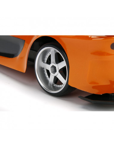 Masina Jada Toys Fast and Furious Mazda RX-7 Drift cu anvelope Masina Jada Toys Fast and Furious Mazda RX-7 Drift cu anvelope