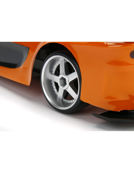 Masina Jada Toys Fast and Furious Mazda RX-7 Drift cu anvelope Masina Jada Toys Fast and Furious Mazda RX-7 Drift cu anvelope