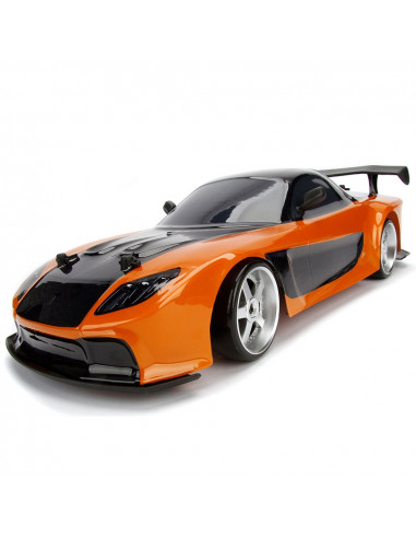 Masina Jada Toys Fast and Furious Mazda RX-7 Drift cu anvelope Masina Jada Toys Fast and Furious Mazda RX-7 Drift cu anvelope
