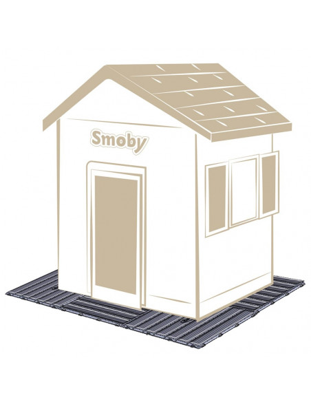 Set Smoby Podea casuta 45x45 cm 6 buc,S7600810907 Set Smoby Podea casuta 45x45 cm 6 buc,S7600810907