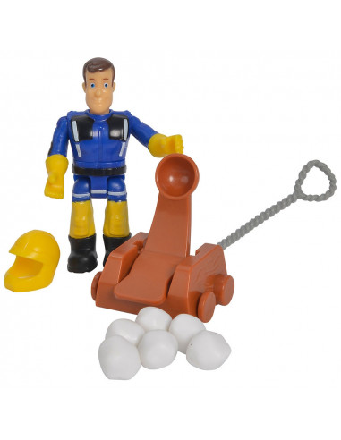 ATV Simba Fireman Sam, Sam Mercury Snow Quad cu lama de zapada