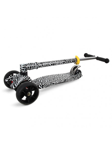 Trotineta Chipolino Croxer Evo black white,DSCRE0204BW