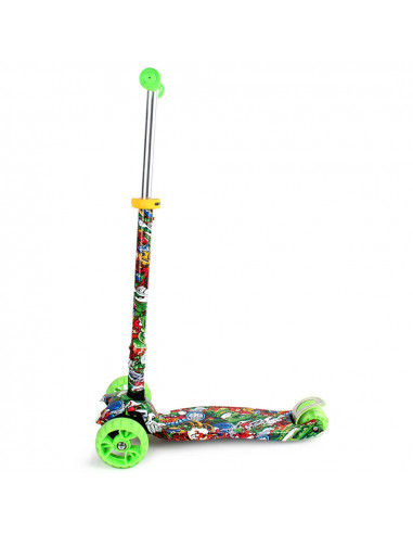 Trotineta Chipolino Croxer Evo green grafitti,DSCRE0206GG