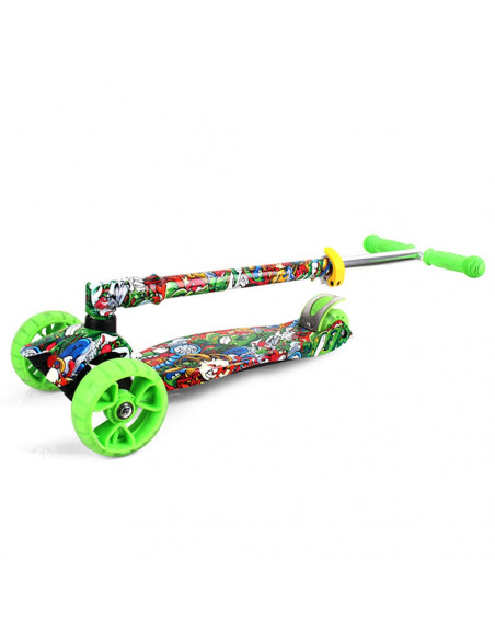 Trotineta Chipolino Croxer Evo green grafitti,DSCRE0206GG