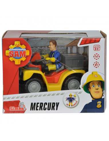 ATV Simba Fireman Sam, Sam Mercury Quad cu figurina Sam si