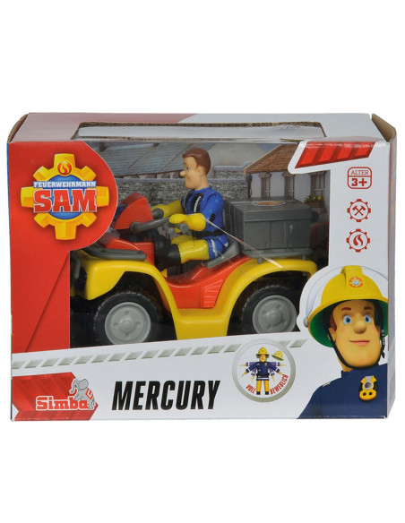 ATV Simba Fireman Sam, Sam Mercury Quad cu figurina Sam si