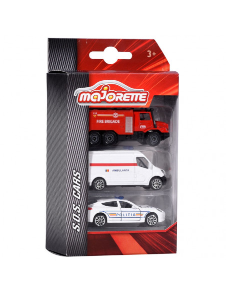 Set Majorette 3 masinute SOS,S212057261028