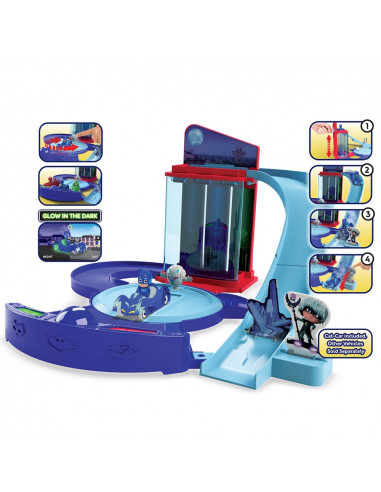 Pista de masini Dickie Toys Eroi in Pijama Control Centre cu 1