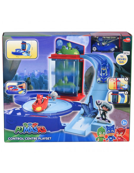 Pista de masini Dickie Toys Eroi in Pijama Control Centre cu 1