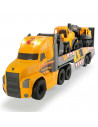 Camion Dickie Toys Mack Volvo Heavy Loader Truck cu remorca
