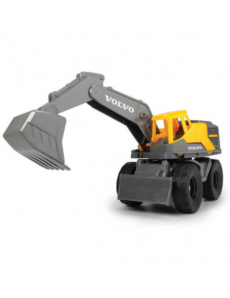 Camion Dickie Toys Mack Volvo Heavy Loader Truck cu remorca