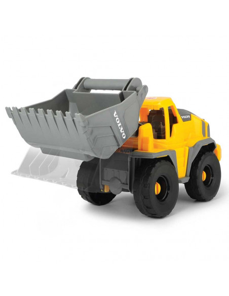 Camion Dickie Toys Mack Volvo Heavy Loader Truck cu remorca