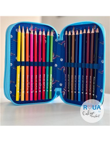 Penar echipat cu 3 fermoare PE3015E Daco, Kick the ball