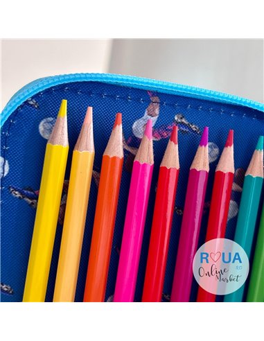 Penar echipat cu 3 fermoare PE3015E Daco, Kick the ball