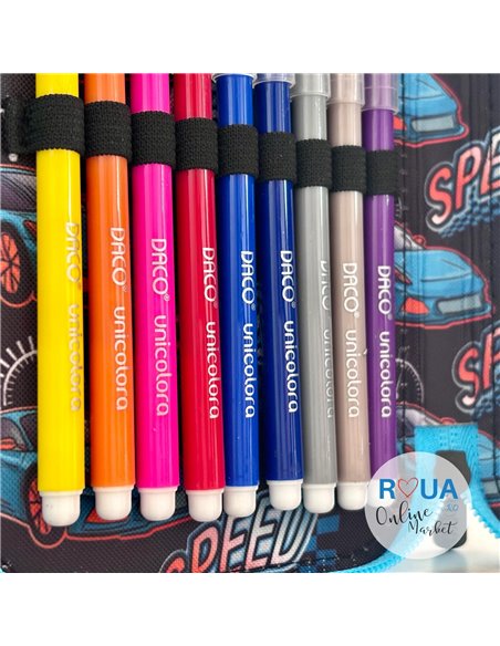Penar echipat cu 3 fermoare PE3017E Daco, Speed