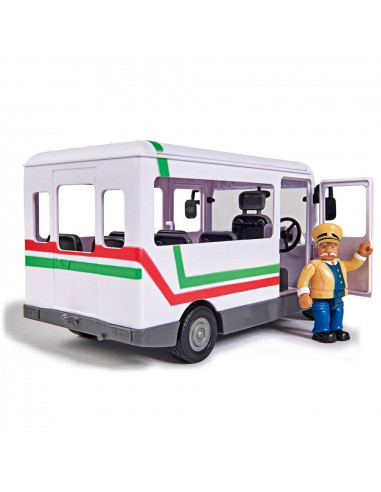 Autobuz Simba Fireman Sam Trevors Bus cu figurina,S109251073038