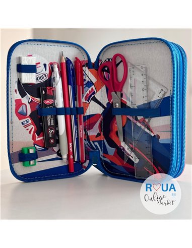 Penar echipat cu 3 fermoare PE3018E Daco, Moto