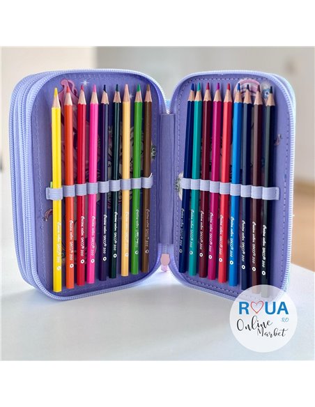 Penar echipat cu 3 fermoare PE3012E Daco, Princess