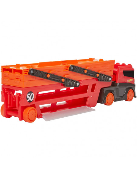 Camion Hot Wheels by Mattel Mega transportator cu