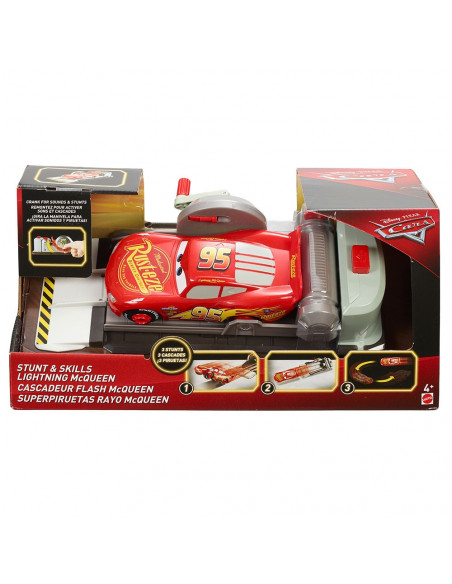 Masina Disney Cars by Mattel Fulger McQueen cu lansator,MT-FRV84