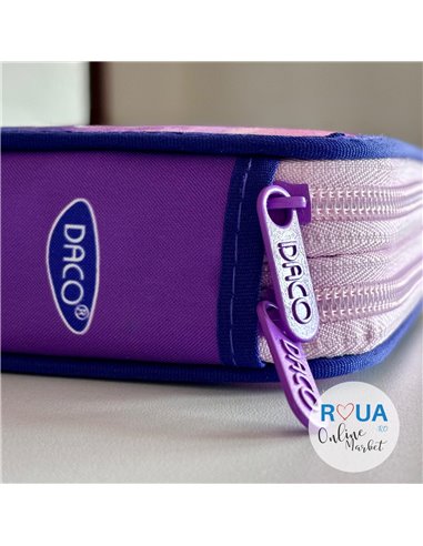 Penar echipat cu 2 fermoare PE263E Daco, Flowers