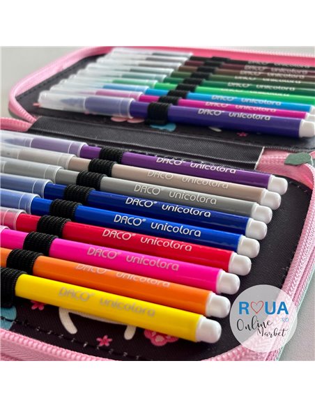 Penar echipat cu 2 fermoare PE265E Daco, Bloom