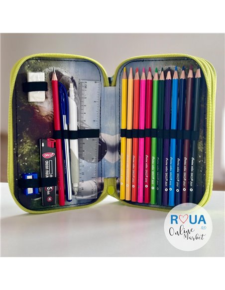 Penar echipat cu 2 fermoare PE266E Daco, Soccer