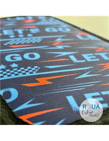 Penar echipat cu 2 fermoare PE269E Daco, Let's go