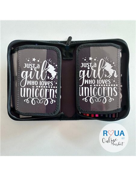 Penar echipat cu 1 fermoar PE1949E Daco, Unicorns Penar echipat cu 1 fermoar PE1949E Daco, Unicorns