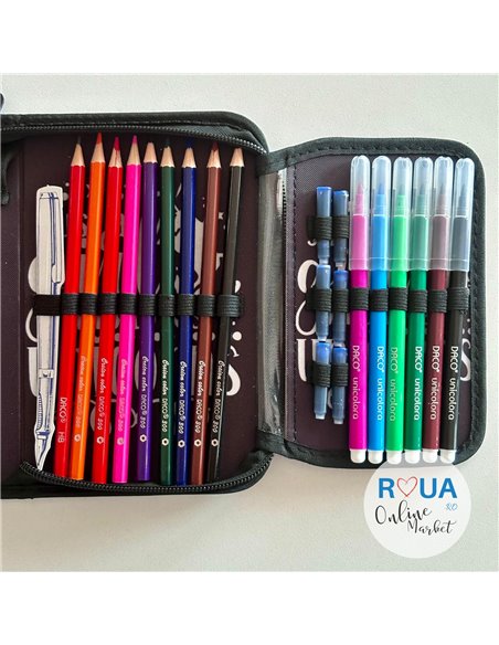 Penar echipat cu 1 fermoar PE1949E Daco, Unicorns Penar echipat cu 1 fermoar PE1949E Daco, Unicorns