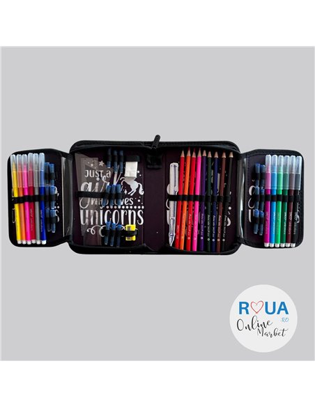 Penar echipat cu 1 fermoar PE1949E Daco, Unicorns Penar echipat cu 1 fermoar PE1949E Daco, Unicorns