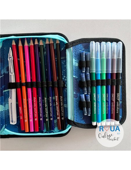 Penar echipat cu 1 fermoar PE1953E Daco, Bluey