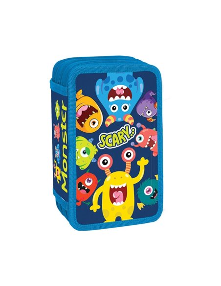 Penar echipat S-COOL SC2460, 3 fermoare, 39 piese, Scary