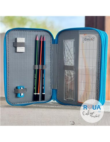 Penar echipat S-COOL SC2460, 3 fermoare, 39 piese, Scary