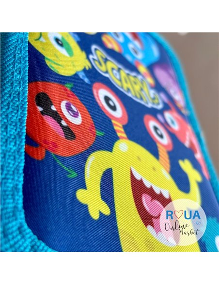 Penar echipat S-COOL SC2460, 3 fermoare, 39 piese, Scary