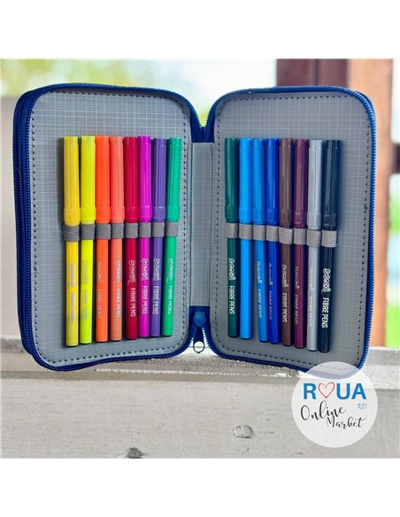 Penar echipat S-COOL SC2458, 3 fermoare, 39 piese, Let's do it